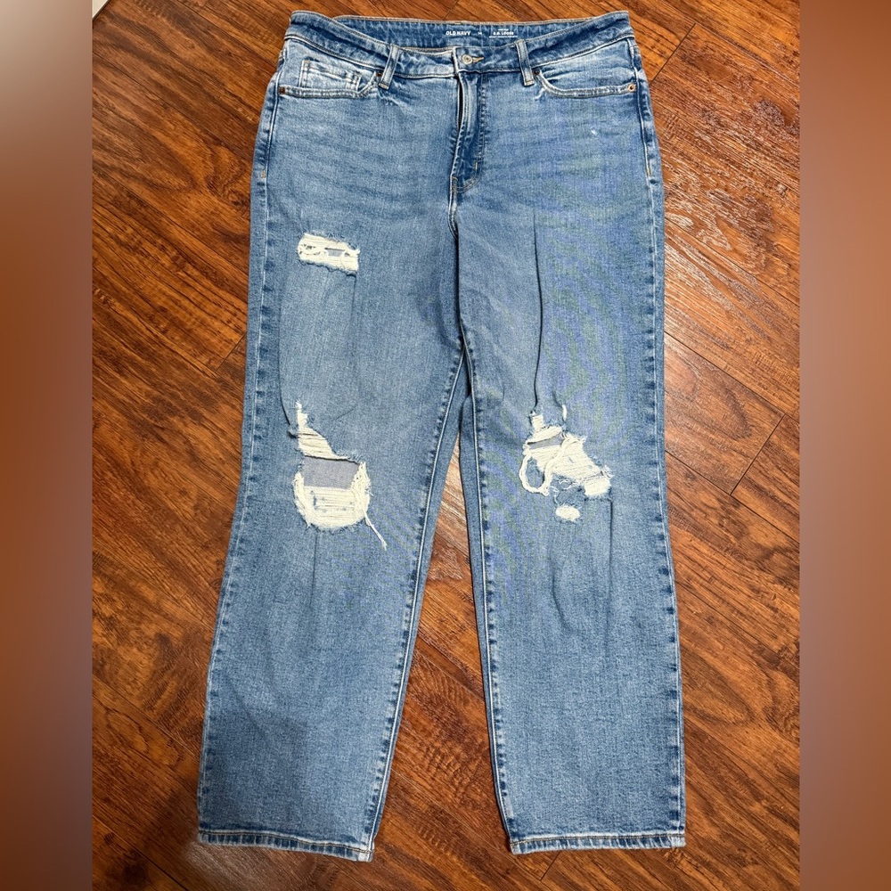 Old Navy Light Blue High Rise OG Loose Jeans